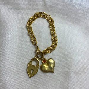 Gold Tone Chain Bracelet